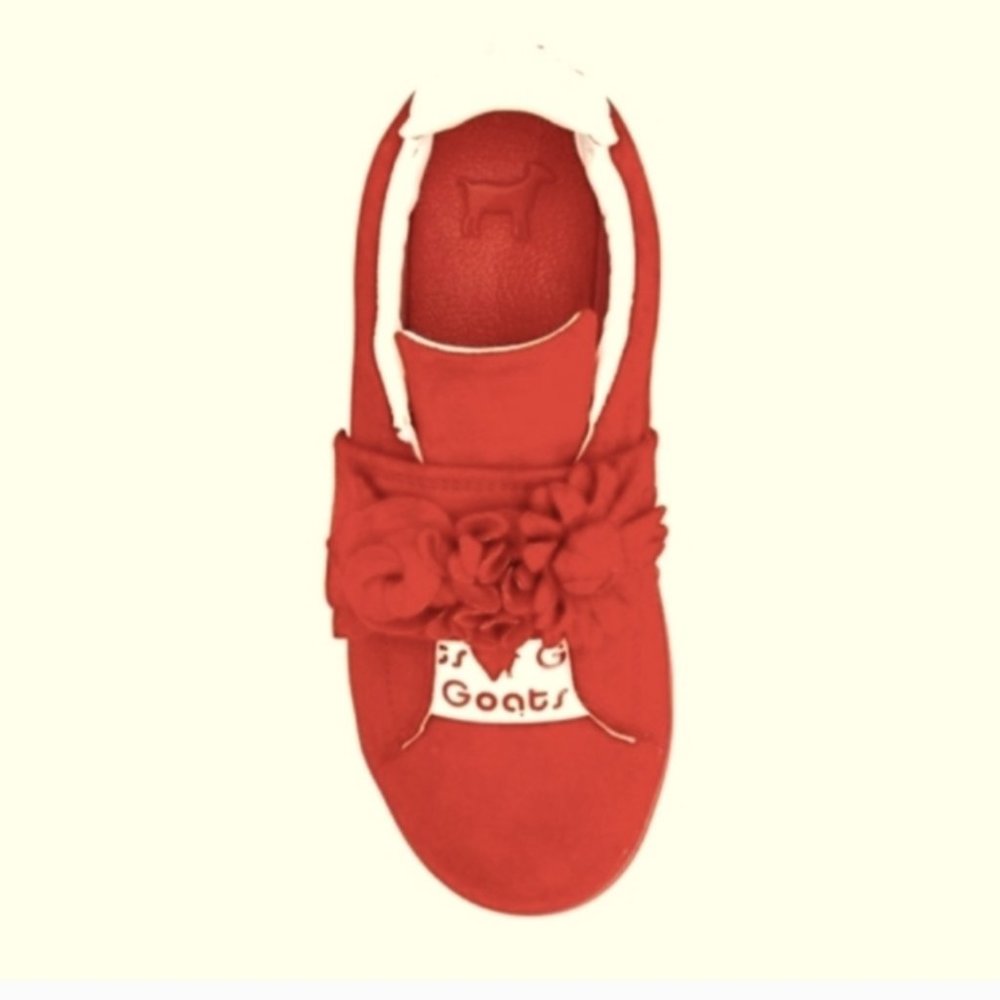 Red Suede Youth Sneakers by Goats , eu 36